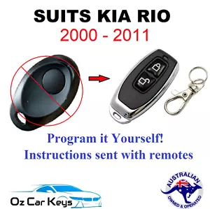 KIA RIO REMOTE KEY 2000 2001 2002 2003 2004 2005 2006 2007 2008 2009 2010 2011 - Picture 1 of 14