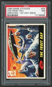 Topps Mars Attacks Archives 1994 - 1er día edición #23 The Frost Ray PSA 7 - Imagen 1 de 4