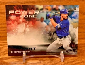 KRIS BRYANT Black Foil Parallel /99 2019 Stadium Club Power Zone Insert CUBS SP - Picture 1 of 2