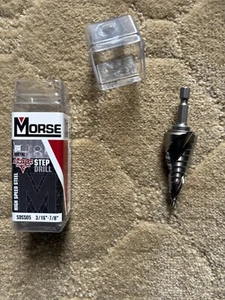 MK MORSE SDSS05 Step Drill bit 3/16" - 7/8" - Picture 1 of 5