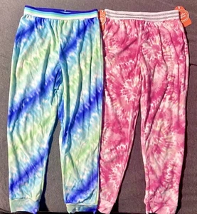 NEW Big Kids Girls Medium 7/8 Jogger Pull On Cozy Pants 2 Pc Set FREE SHIPPING - Picture 1 of 9