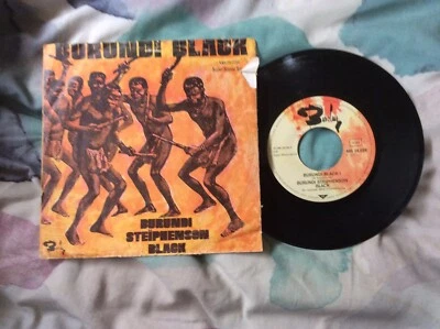 Burundi Black Burundi Steipthenson Black 7” Vinyl Picture Cov Adam And The Ants Foto 1 de 2