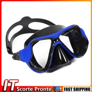 Maschera subacquea Occhiali panoramici antiappannamento per il nuoto libero (blu - Imagen 1 de 8
