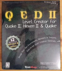 QED II Level Creator Quake Hexen PC CD Game - English Complete - Rare *NEU* - Bild 1 von 3
