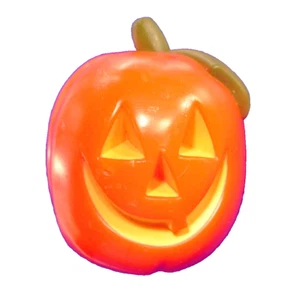 Hallmark MERRY MINIATURES Halloween Vintage PUMPKIN JOL 1974 Mini Figurine MINT - Picture 1 of 4