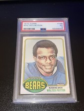 1976 TOPPS WALTER PAYTON ROOKIE #148 PSA 5 FANTASTIC LOOKING CARD