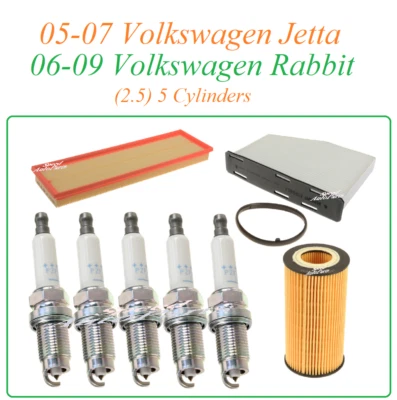 调整适用于 05-07 大众捷达 06-09 兔子 2.5 升5:SparkPlug Air Cabin 油   — 第 1/4 张图片
