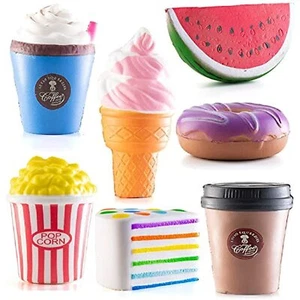 Prextex Soft Squishies Jumbo - Squishy Food Toys - Best Gift and Stress Relief - Picture 1 of 8