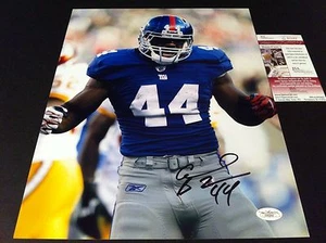 FOTO FIRMADA DE Ahmad Bradshaw Giants automática 11x14 jsa certificado de autenticidad - Imagen 1 de 2