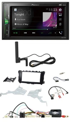 Pioneer MP3 DAB Lenkrad 2DIN Bluetooth Autoradio für Nissan Altima 2013-2018 - Bild 1 von 4