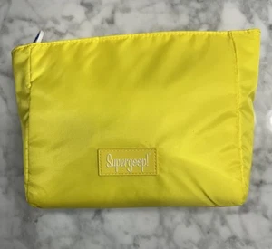¡Nuevo Supergoop! x Sephora Maquillaje Cuidado de la Piel Bolsa de Viaje Estuche con Cremallera 8" x 2.5" x 6.5" - Imagen 1 de 3