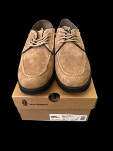 Herren Hush Puppies Professionals Bracco MT Oxford Beige Wildleder Leder Größe 10 - Bild 1 von 6