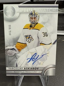 2023-24 SP Authentic Yaroslav Askarov Auto RC Future Watch #/999 - Bild 1 von 2