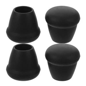 4pcs Chair Leg Protectors: Chair Feet Caps for Hardwood Floors - Silicone - Picture 1 of 12