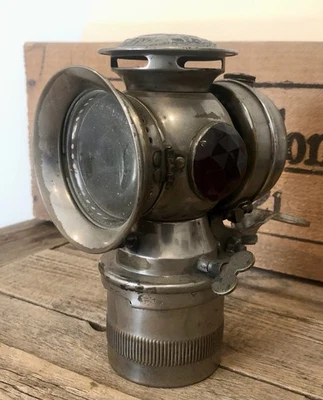 Turn-of-the-Century Solar Carbide Bicycle Lamp/Bicycle Light - Image 1 of 4