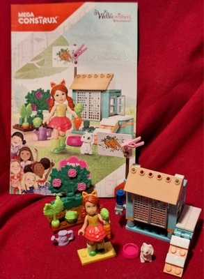 American Girl Mega Bloks Construx Wellie Wishers Willa Carrot's Hutch 73 piezas Foto 1 de 2