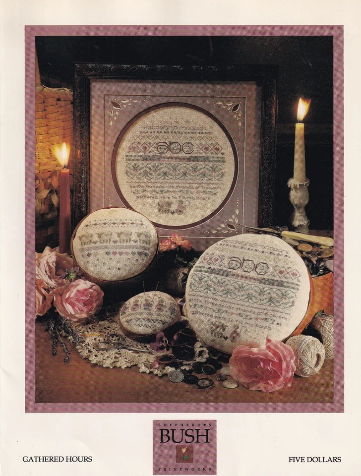 Gathered Hours Cross Stitch Pattern Booklet by Shepherd's Bush - Image 1 of 1