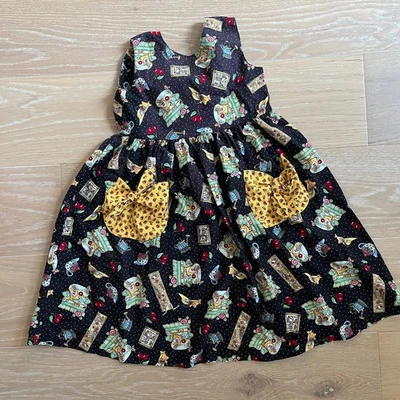 Vestido sin mangas Mary Engelbreit vintage hecho a mano That's What Friends Are For Foto 1 de 2