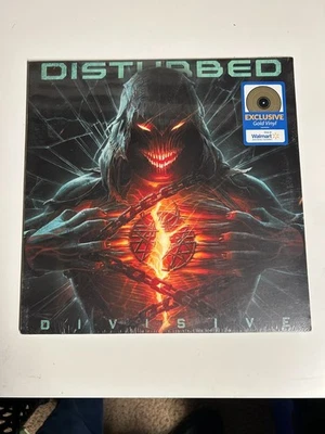Disturbed Divisive LP Reprise Records Walmart Gold Vinyl Exclusive Still Sealed - Image 1 of 4
