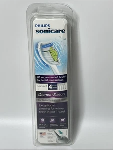 2 Philips Sonicare DiamondClean Standard Replacement Brush Heads White NIP - Picture 1 of 5