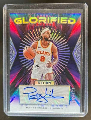 2023-24 Panini Recon Patty Mills Glorified Signatures Auto #/149 Hawks - Image 1 of 2