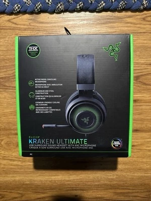 Razer Kraken Ultimate New/Sealed Box Active Noise Canceling THX Spatial Audio - Image 1 of 4