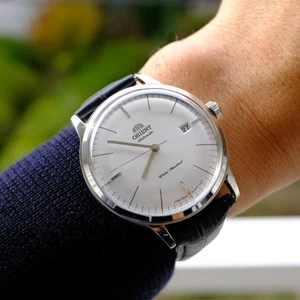 Reloj Automático Orient Bambino FAC0000EW0 Plateado Buen Estado - Imagen 1 de 6