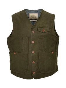 CAPALBIO ARNO MSKIN – Gilet fustagno fango, bottoni in corozo (Made in Italy) - Imagen 1 de 6