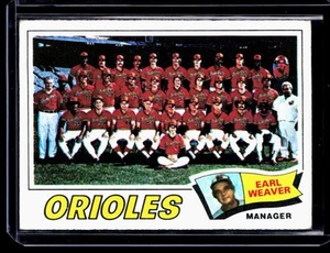 1-1977 Topps Team Checklists Earl Weaver Baltimore Orioles #546 [checked] - Picture 1 of 2