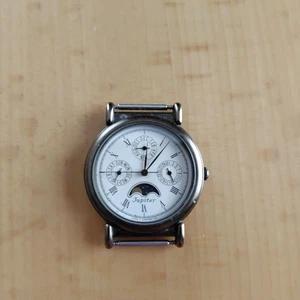 ORIENT Jupiter Moon Phase Wristwatch C7E208 50 Battery Dead - Picture 1 of 4