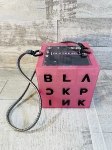 BLACKPINK KPOP Band Group VIP Box Cube Purse 6”x6” Excellent Shape Box Only - Picture 1 of 7