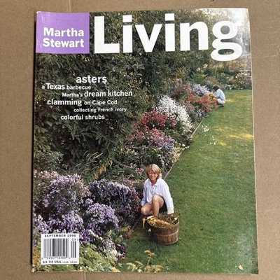 Martha Stewart Living Magazine September 1996 Martha Stewart Cover Foto 1 de 4