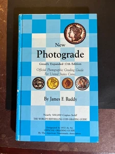 New Photograde 17th edition Grading Guide for US Coins by James Ruddy 1988 - Foto 1 di 7
