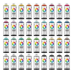 Paquete de 36 pinturas en aerosol a base de agua MTN Montana Colors (36 x 400 ml) - Imagen 1 de 10