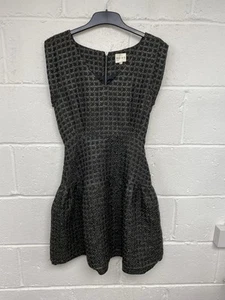 Reiss Mini Fitted Waist Sleeveless Patterned Dress UK8 PS - Picture 1 of 7