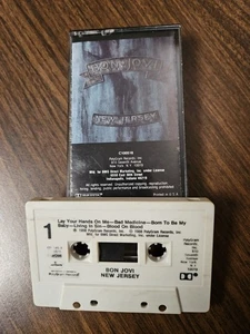 Bon Jovi 1988 New Jersey cassette tape, with Bad Medicine  - Imagen 1 de 5