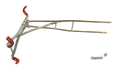 SOYTICH Kitablage für 2 Ruten, Rutenablage Rutenhalter Rutenauflage Erdspeer NR (kittF8)