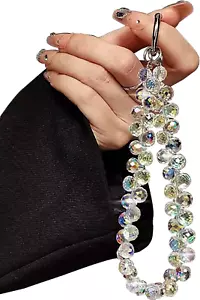 TENOC Beaded Phone Wrist Strap, Cellphone Lanyard Chain, Sparkling Wristlet Brac - Photo 1 sur 12