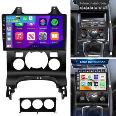 9'' Für Peugeot 3008 5008 2010-2014 Autoradio GPS CarPlay NAVI Android 13 2+32GB - Bild 1 von 4