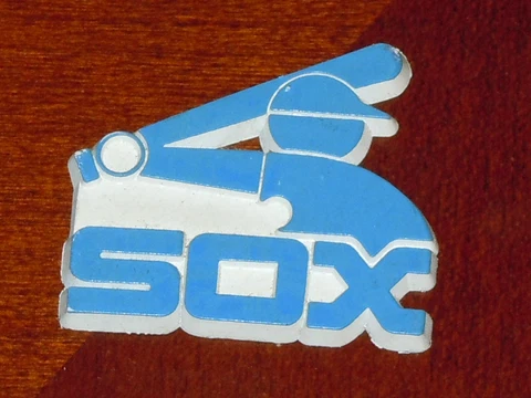 CHICAGO WHITE SOX Vintage Old MLB RUBBER Baseball FRIDGE MAGNET Standings Board Cover