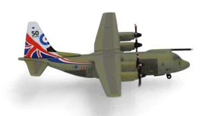New! Herpa 537445 RAF C-130J Super Hercules, 47 Squadron 50th Anniversary 1:500 - Picture 1 of 5