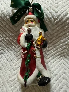 Waterford Santa 3rd Edition Glass Christmas Ornament 6675/8000 - Bild 1 von 6