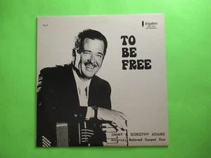 JIMMY & DOROTHY ADAMS TO BE FREE LP PRIVATE PRESS XIAN CHRISTAN - Imagen 1 de 2