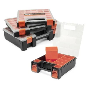 TACTIX Sortimentskasten Organizer Box mit Behältern verschiedene Größen - Bild 1 von 11