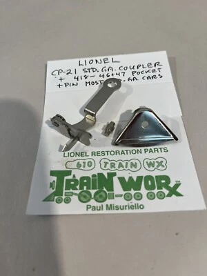 LIONEL #CP-21 horas Acoplador Ga. + 418-46+47 Bolsillo + Pin Foto 1 de 3