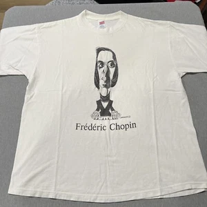Vintage FREDERIC CHOPIN  90’s Single Stitch T Shirt 🔥RARE 🔥 - Picture 1 of 7