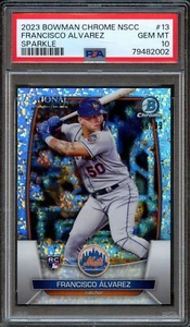 BB - 2023 - Bowman Chrome - Sparkle - Francisco Alvarez - #13 - PSA 10 - Picture 1 of 2