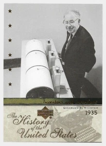 Charles F. Richter II27 2004 The History Of The United States Card NM-Mint - Bild 1 von 1