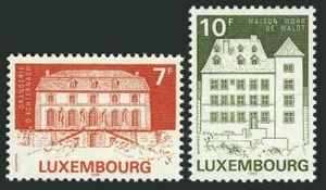 Luxembourg 736-737,MNH.Michel 1131-1132. 1985.Echternach Orangery;Mohr Waldt. - Picture 1 of 1