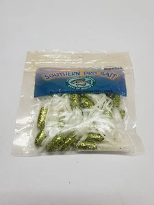 Vintage 25+ Southern Pro Bait Soft Body Tube Trailer Fishing Lures - Picture 1 of 3